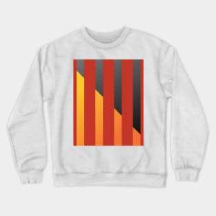stripe design Crewneck Sweatshirt